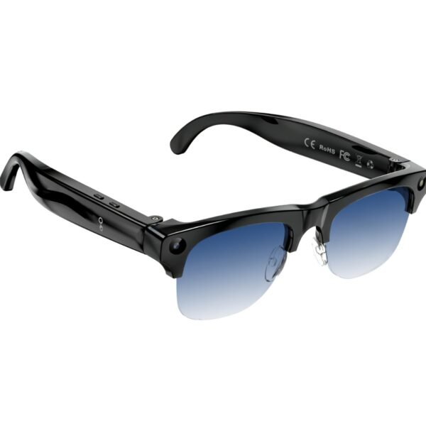 AI Smart Sunglasses, 8MP Camera, Photo & Video Recording, Language Translation, Music & Calls