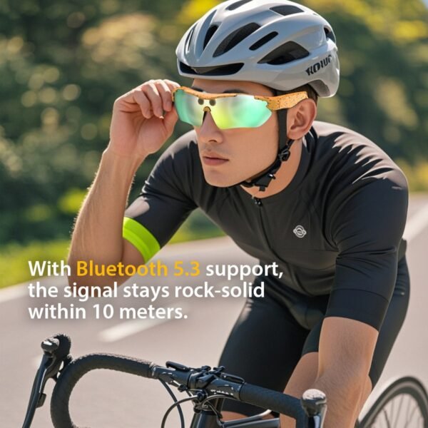 AI Smart Cycling Glasses, Outdoor Sports, Cycling, Smart Photo & Video Shooting, Real-time Translation Glasses