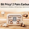 Wireless Bluetooth Headset with Digital Display, Clip-On Design, and High-Definition Call Quality