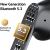 Bluetooth 5.3, in-ear TWS earbuds with noise-canceling and stereo sound