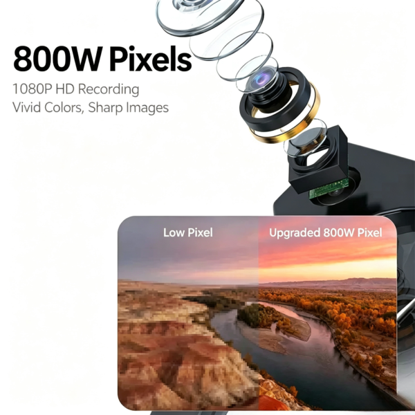 Electrochromic Camera Smart Glasses, Photo & Video Recording, AI Translation & Object Recognition